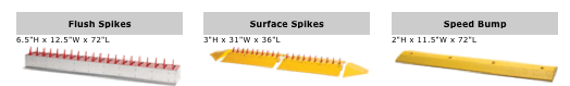 Doorking-traffic-control-Spikes